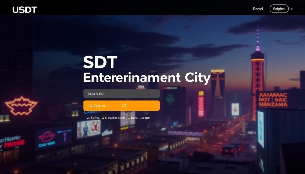 USDT娛樂城註冊頁面圖片