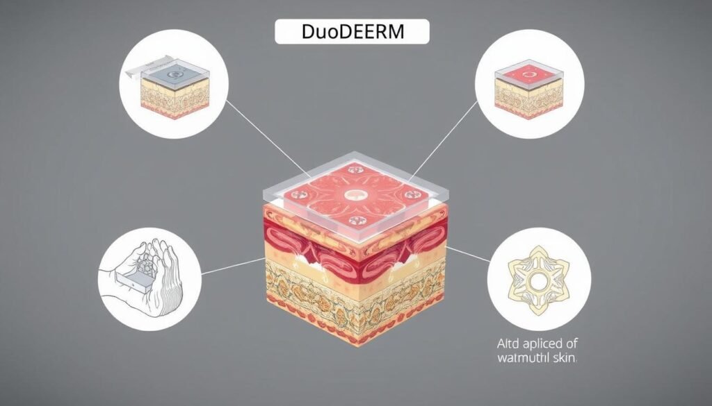 人工皮護理示意圖 人工皮護理示意圖