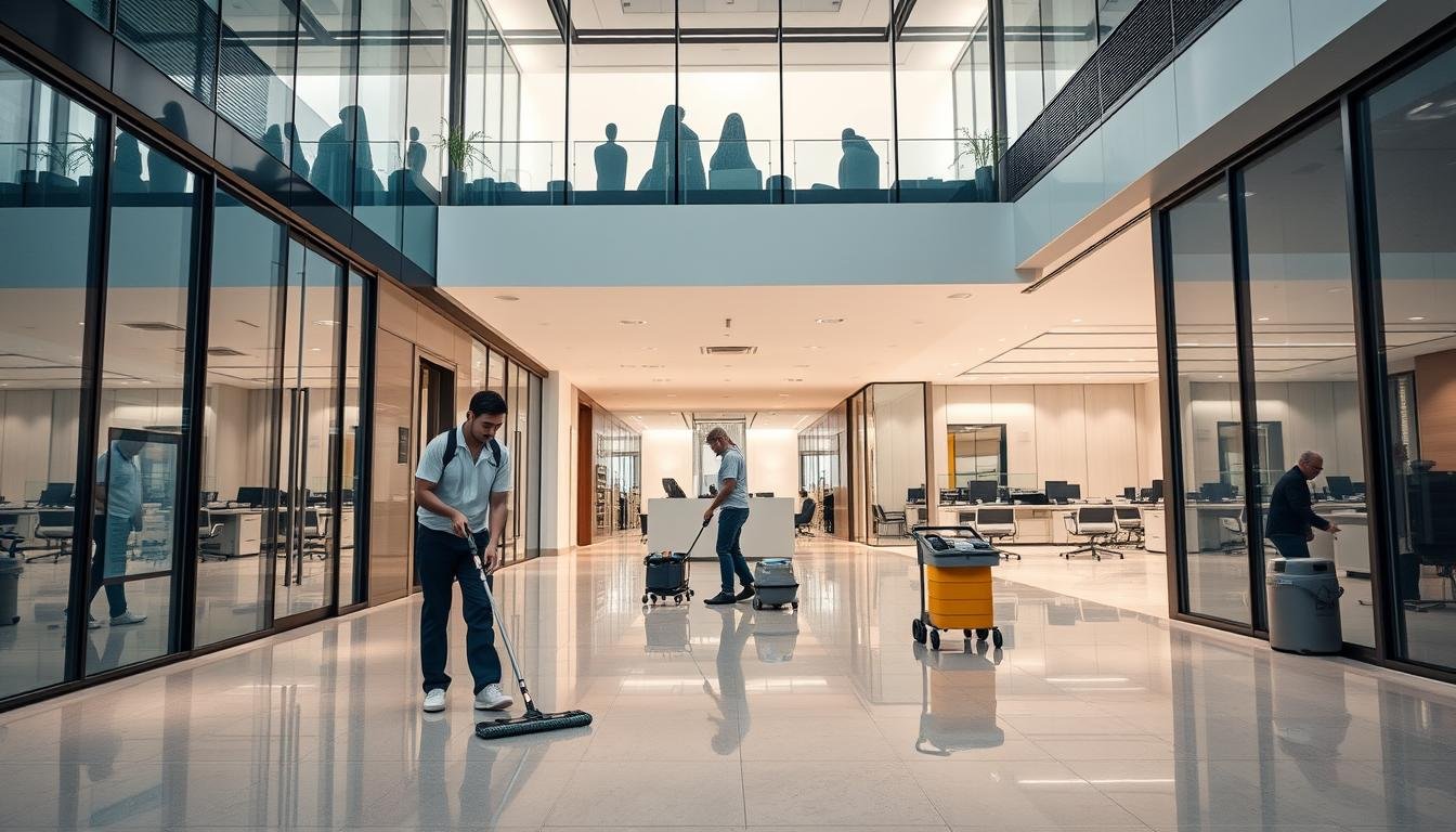 清潔公司, 清潔服務, 寫字樓清潔