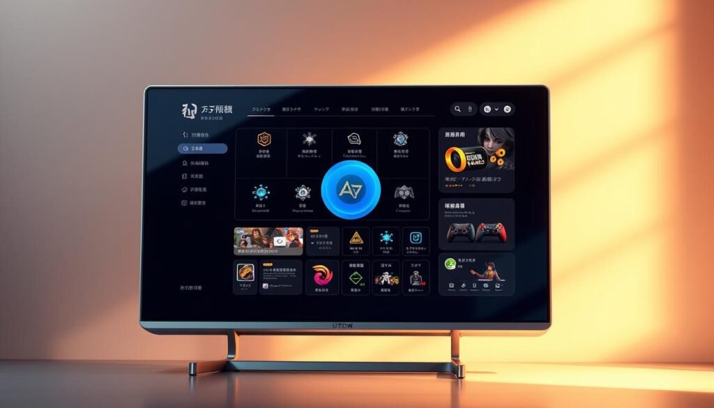 雷神電子遊戲互動介面